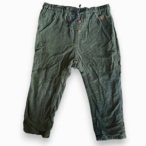 H&M Toddler Corduroy Pants | Soft Lined Joggers | Size 2T | 50 cm Length